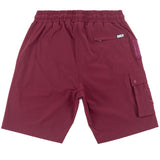 Makobi Nylon Shorts| M634 Adorni Shorts - Burgundy