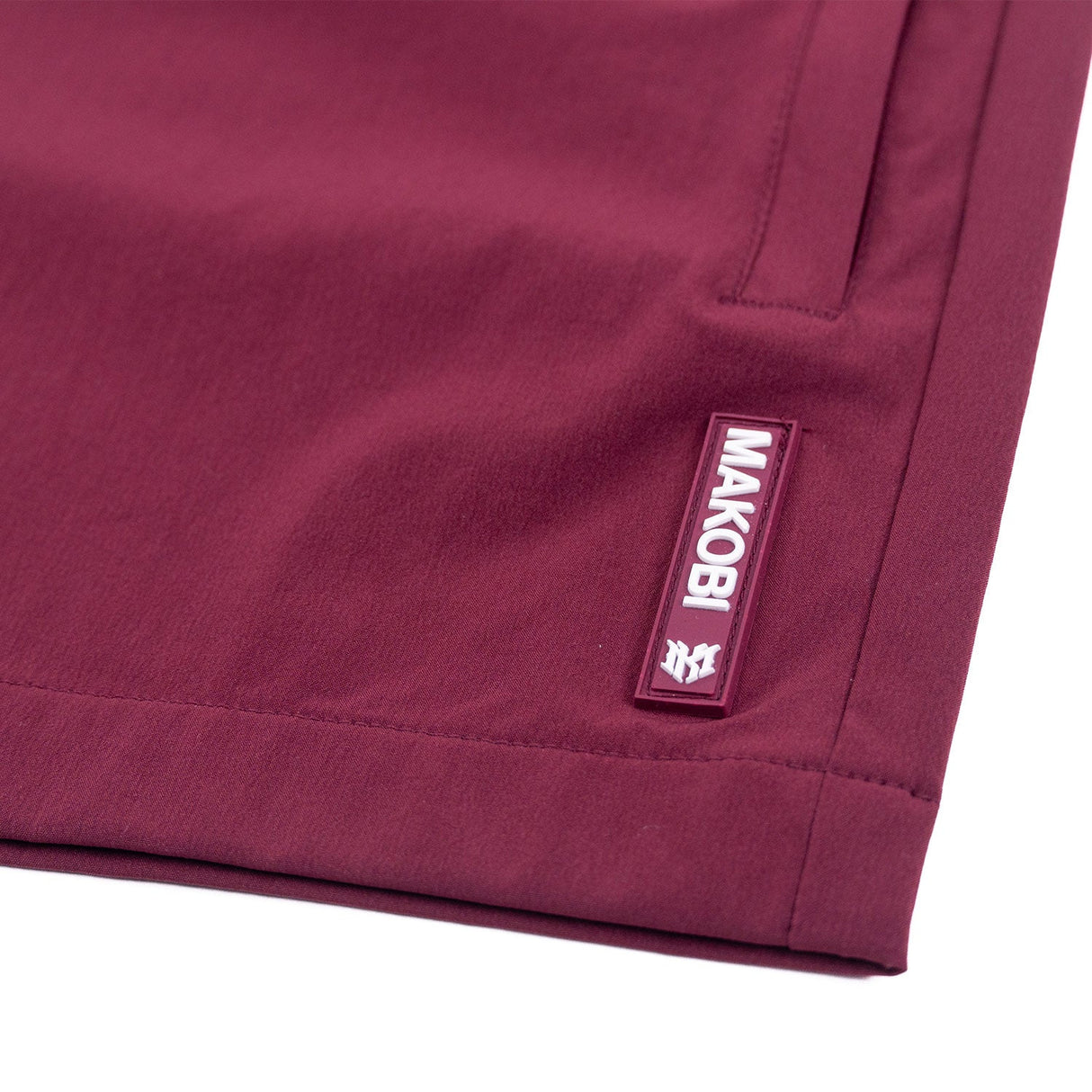 Makobi Nylon Shorts| M634 Adorni Shorts - Burgundy