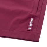Makobi Nylon Shorts| M634 Adorni Shorts - Burgundy