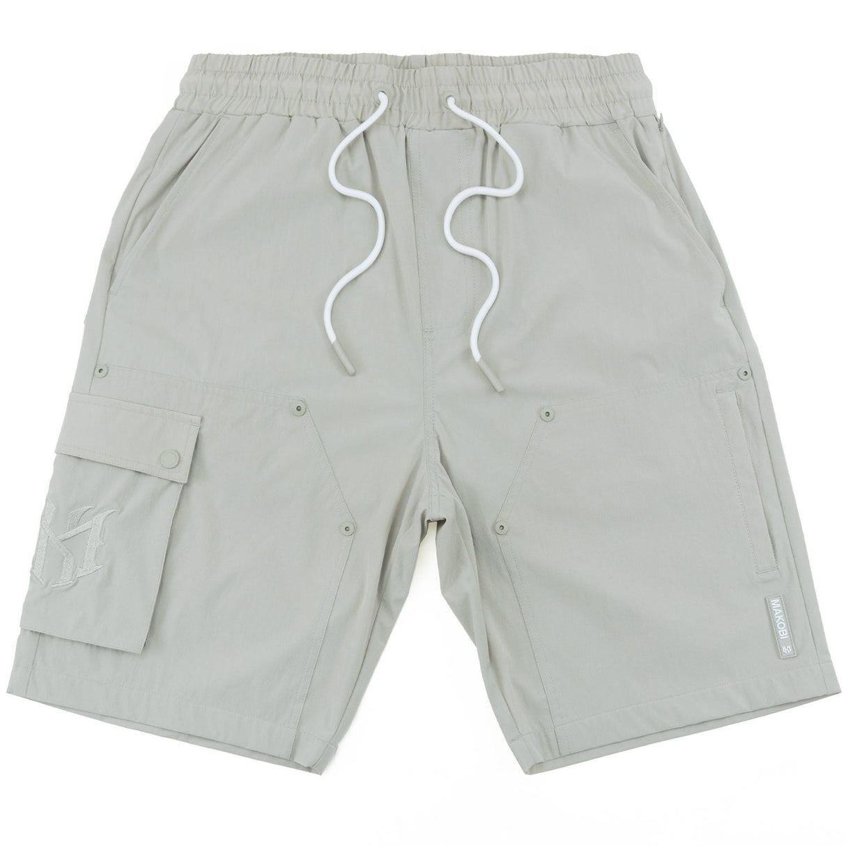Makobi Nylon Shorts| M634 Adorni Shorts - Gray