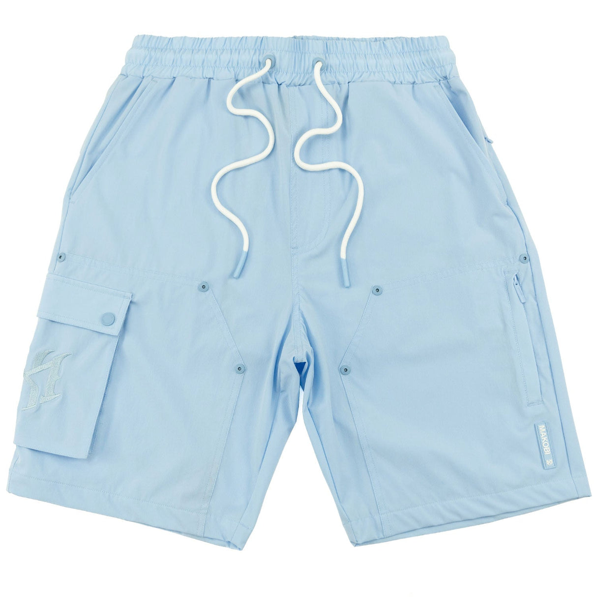Makobi Nylon Shorts| M634 Adorni Shorts - Blue