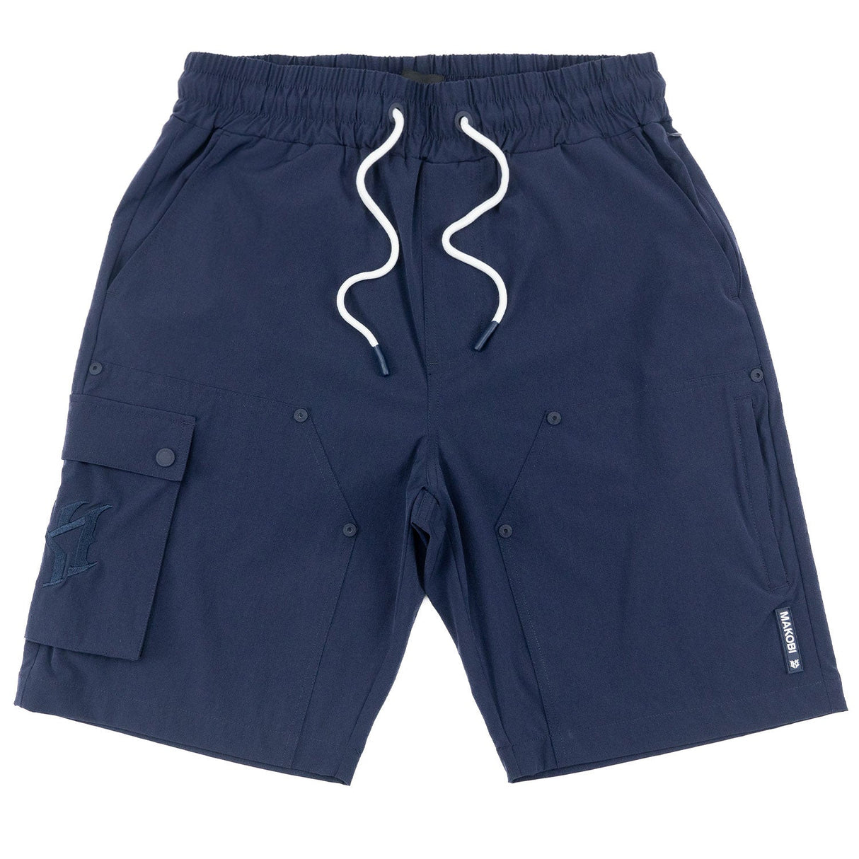 Makobi Nylon Shorts| M634 Adorni Shorts - Navy