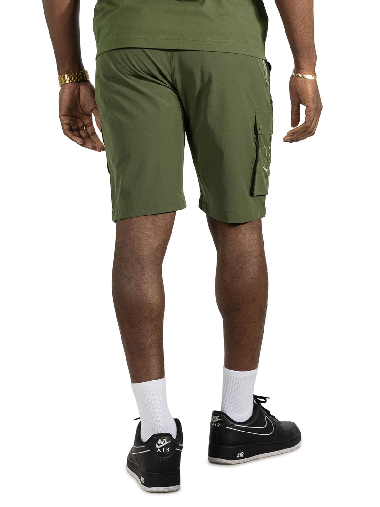 Makobi Nylon Shorts| M634 Adorni Shorts - Olive