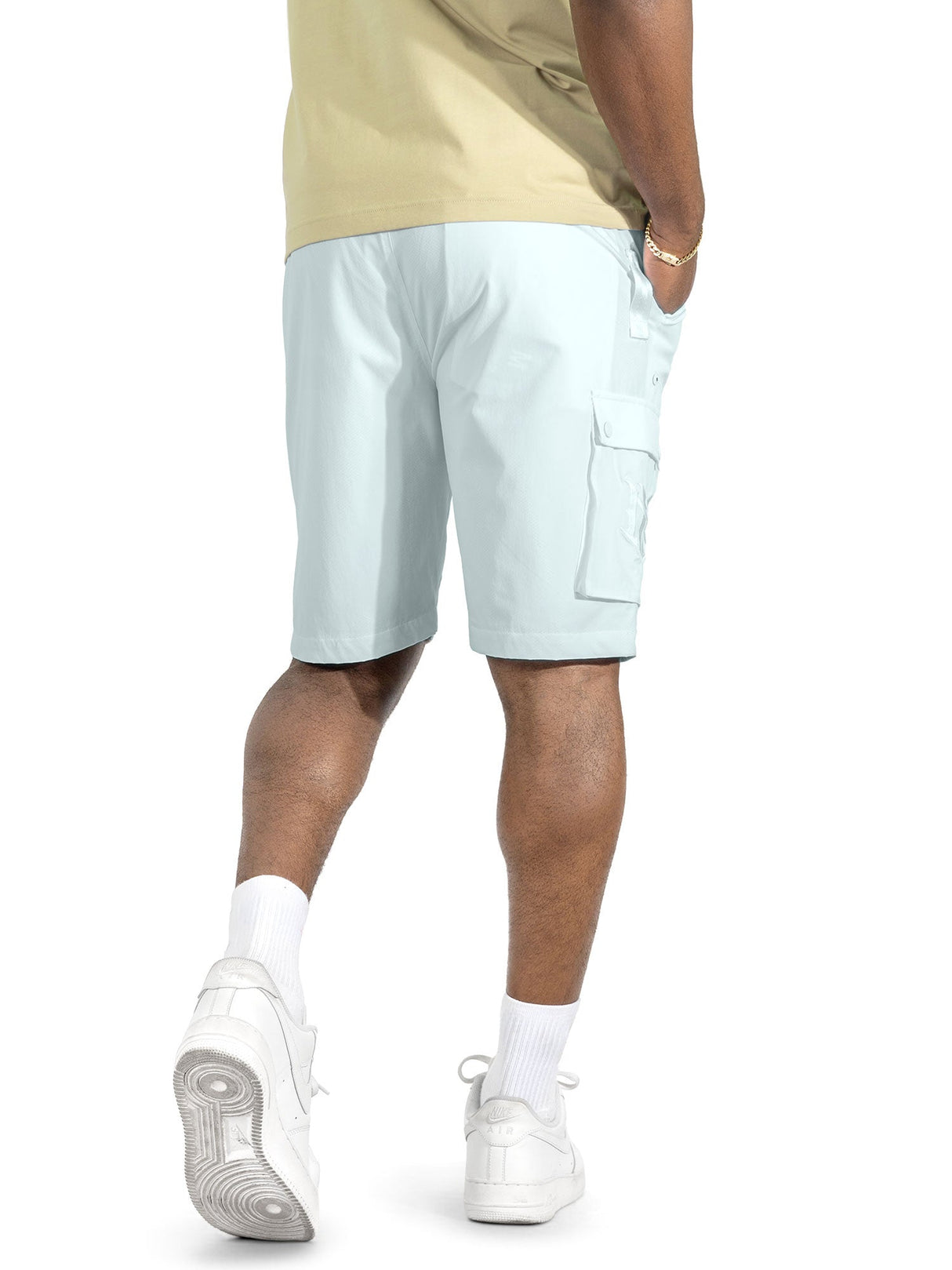 Makobi Nylon Shorts| M634 Adorni Shorts - White