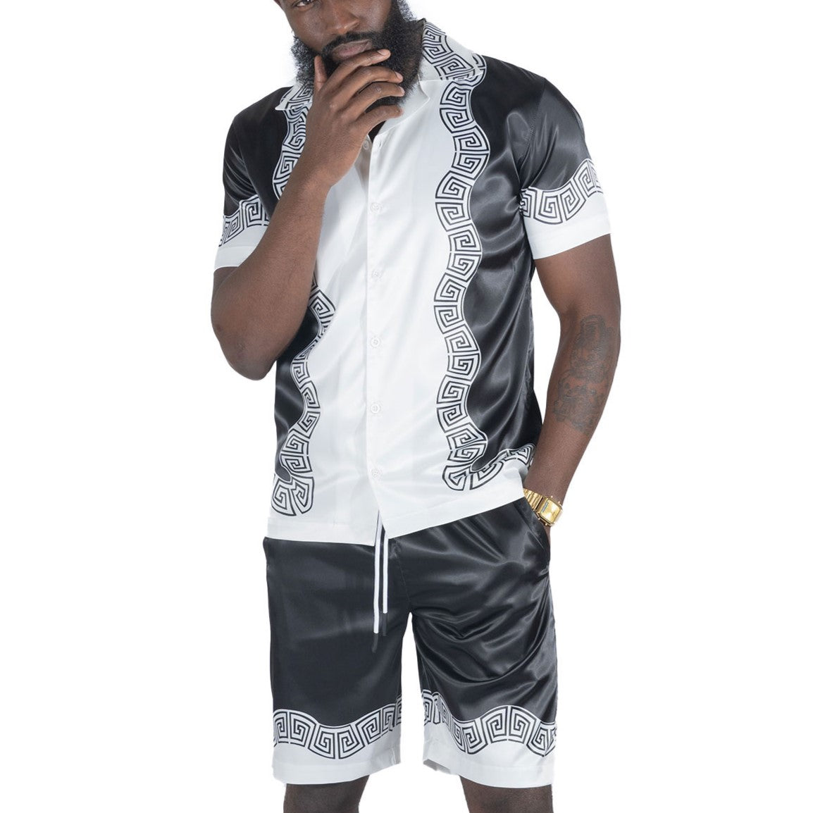 Makobi M821 Sassari Short Set - Black