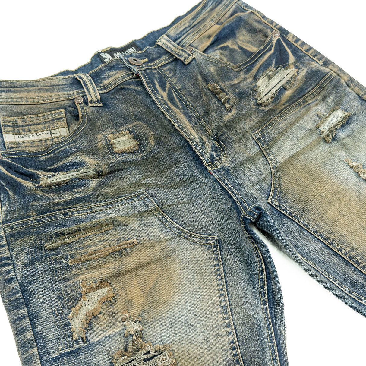 Makobi Denim Shorts | M904 Prego Jorts - Antique