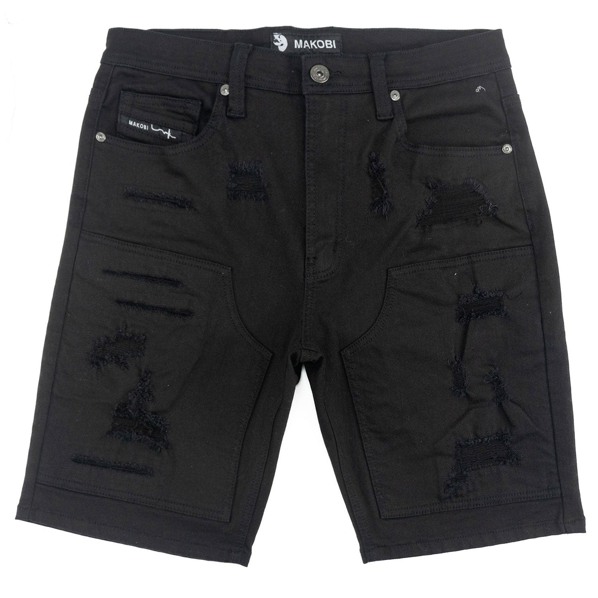Makobi Denim Shorts | M904 Prego Jorts - Jet Black