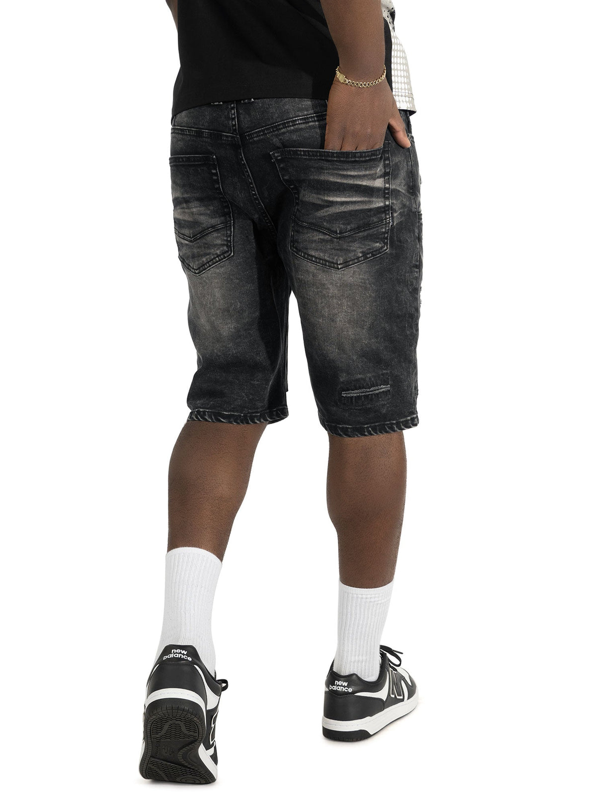 Makobi Denim Shorts | M904 Prego Jorts - Black Wash