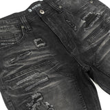 Makobi Denim Shorts | M904 Prego Jorts - Black Wash