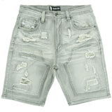 Makobi Denim Shorts | M904 Prego Jorts - Gray