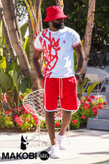 Makobi M664 Lorini Shorts- Red