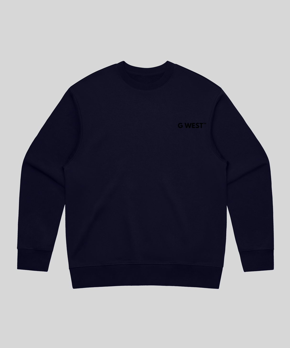 G West Red Skull Heavy Premium Crewneck