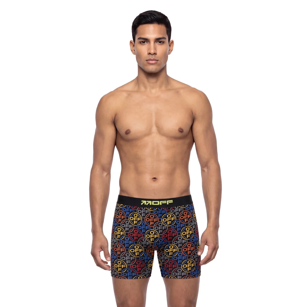 L/AB CO Off-White Logos AOP Boxer