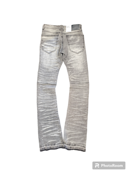 Blind Trust - Stacked Jeans - Grey