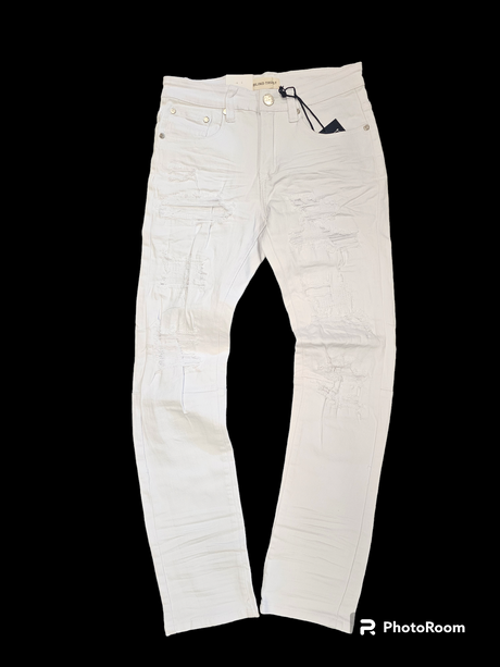 Blind Trust - Slim Fit Jeans - White