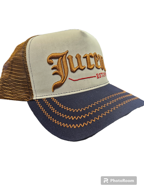 JUREN - LOGO - TRUCKER HAT - NAVY