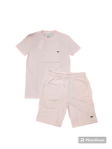 Lacoste Short Set Light Pink Polo Shirt