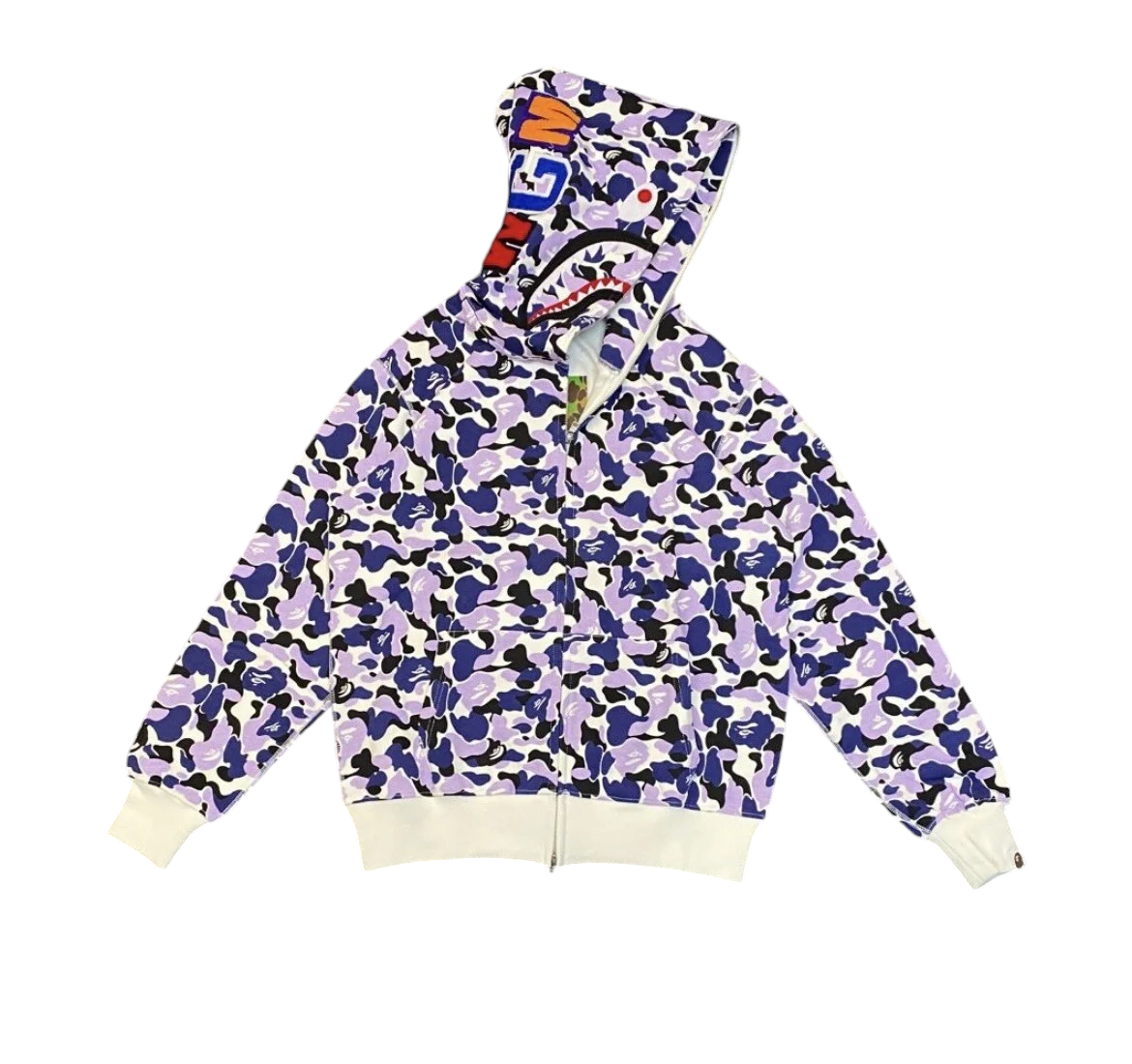 BAPE ABC SHARK FULL ZIP HOODIE MULTI COLORS DripNationIL