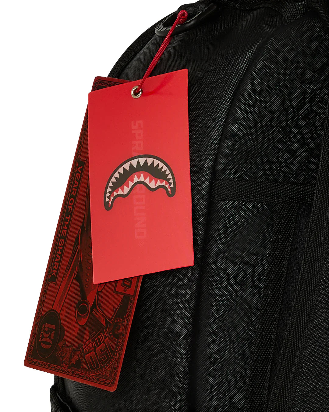 Sprayground Missing Bag Flyer on Bag With Real Cut Stripe Backpack