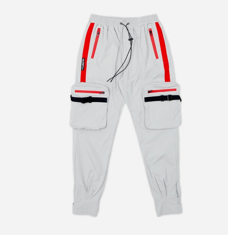 8&9 - Nylon Pants - Racing Team - Grey/Red