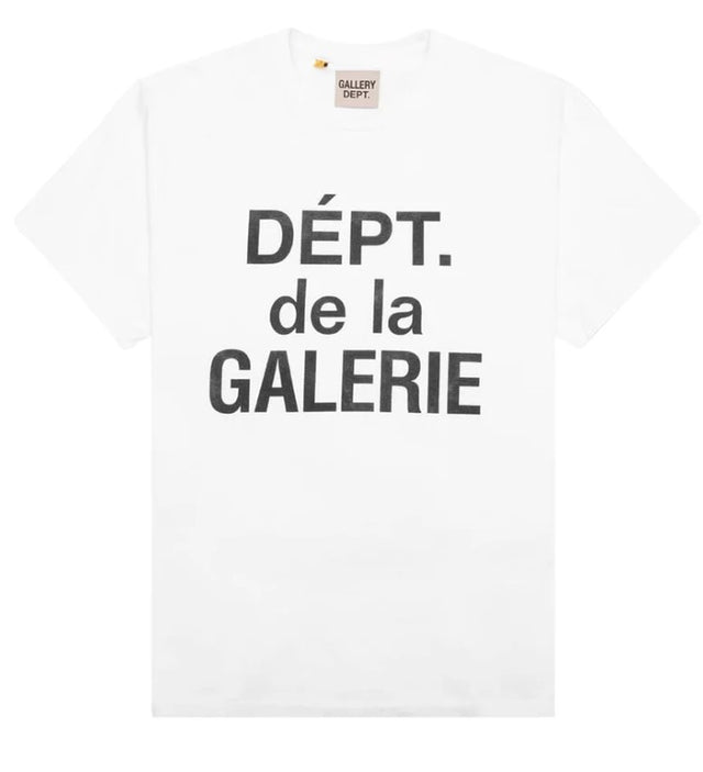 GALLERY DEPT Dept De La Galerie Classic Tee 'White'