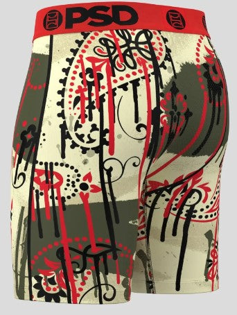 PSD MEN PAISLEY CREAM BOXERS