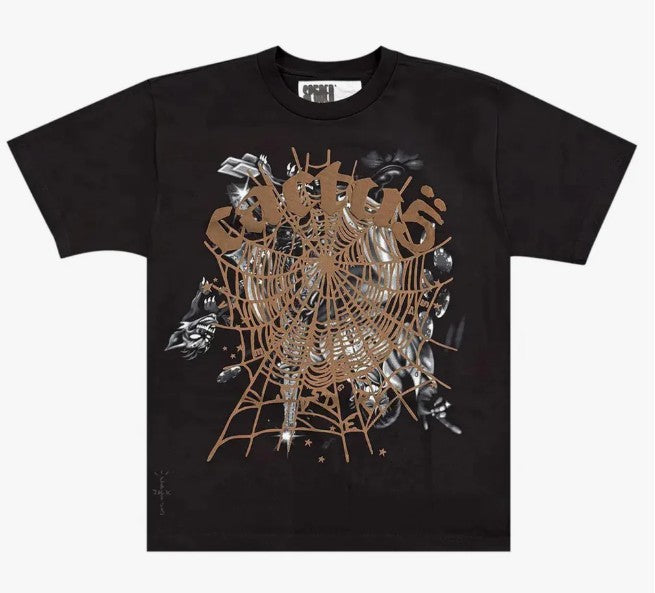 SP5DER TRAVIS SCOTT T-SHIRT BLACK