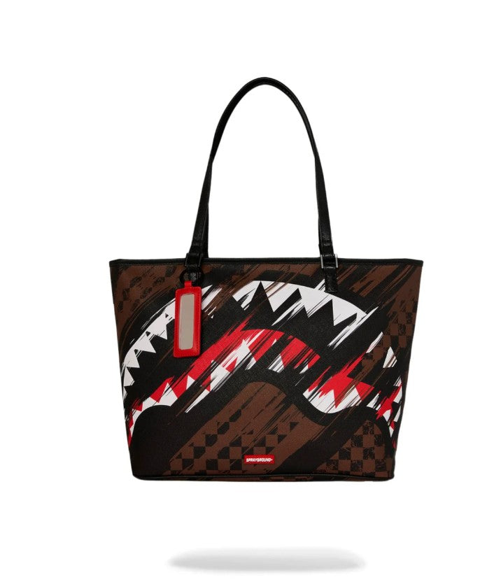 Sprayground Smeared Grunge Tote