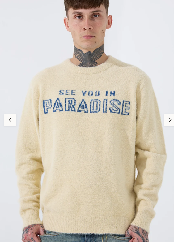 Jordan Craig See You In Paradise Plush Crew Neck Sweater Multi Colors