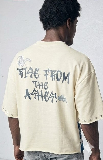 Pj Mark Rise From The Ashes Boxy T-Shirt Multi Colors