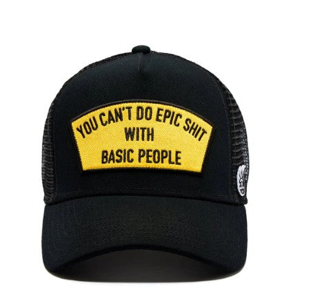 Cult Of Individuality You Can't Do Epic Shit With Basic People Mesh Hat