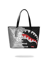 Sprayground Silver Side Drip Tote