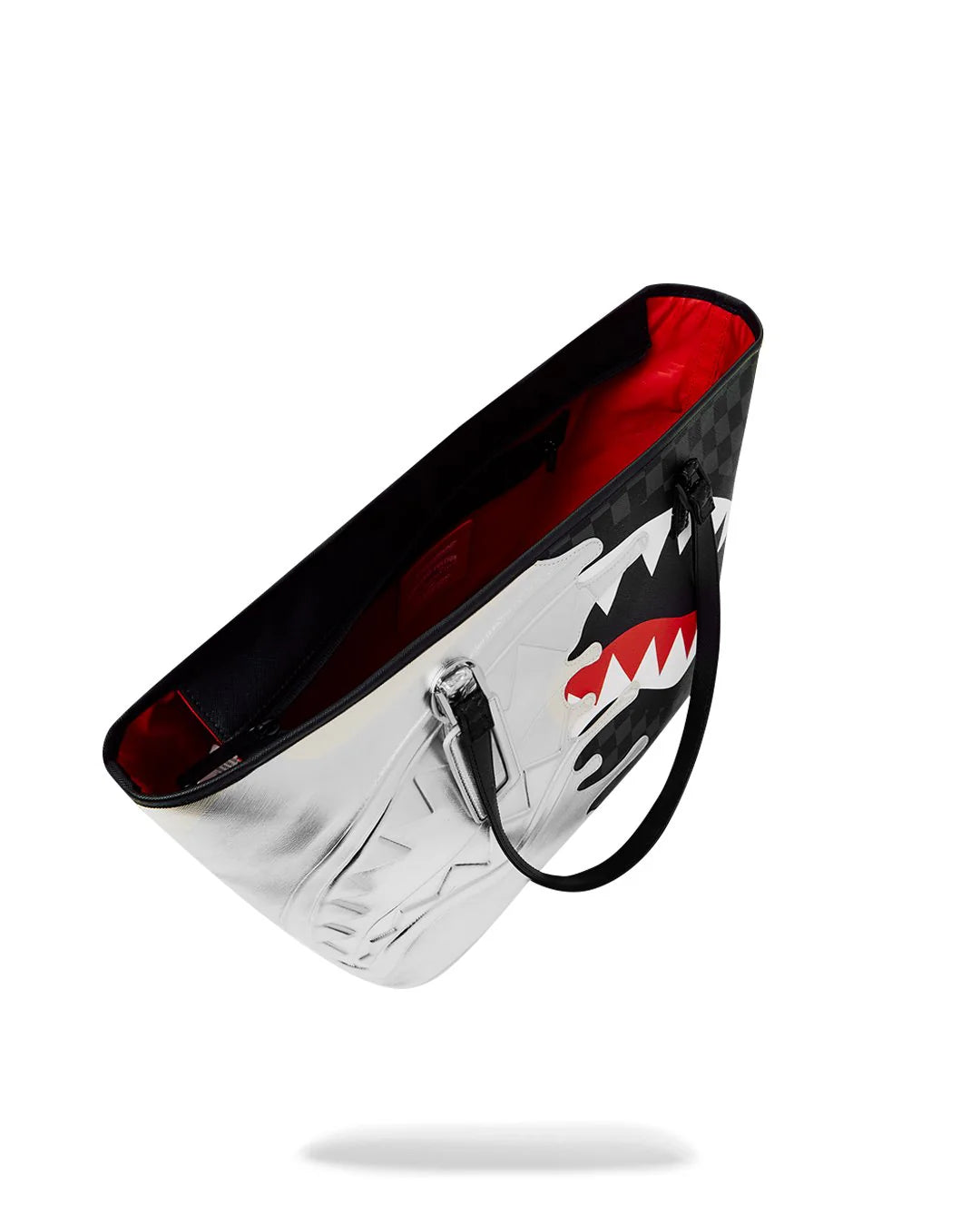 Sprayground Silver Side Drip Tote