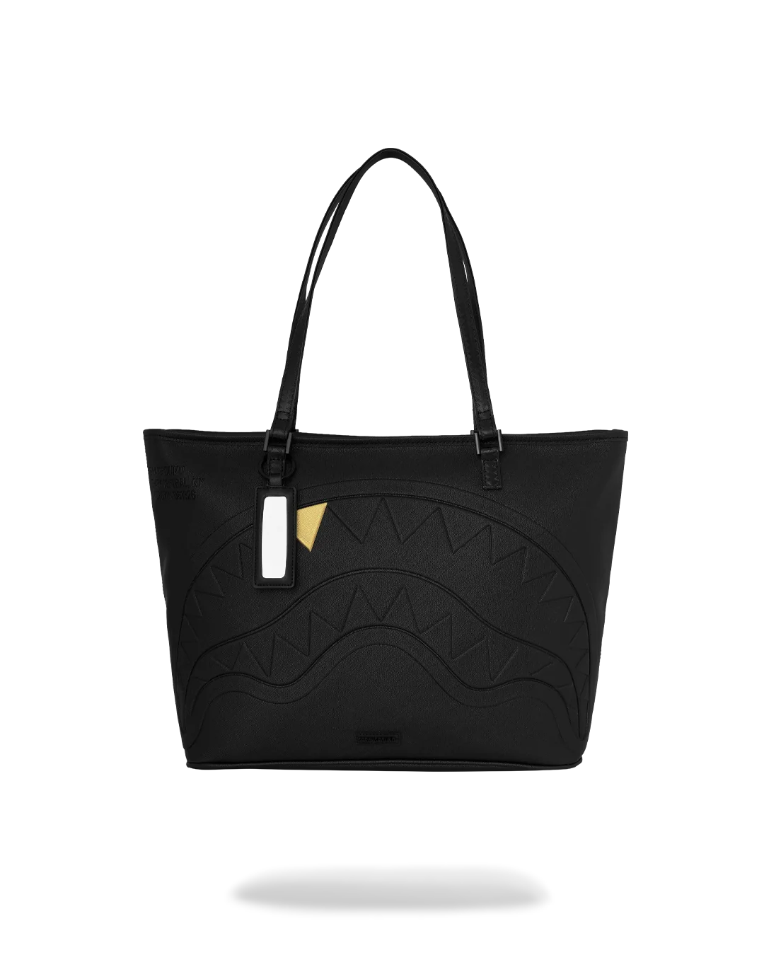 SprayGround Blacked Out Embossed Gold Tooth Tote