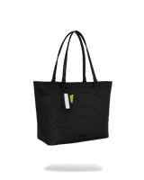 SprayGround Blacked Out Embossed Gold Tooth Tote