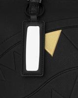 SprayGround Blacked Out Embossed Gold Tooth Tote