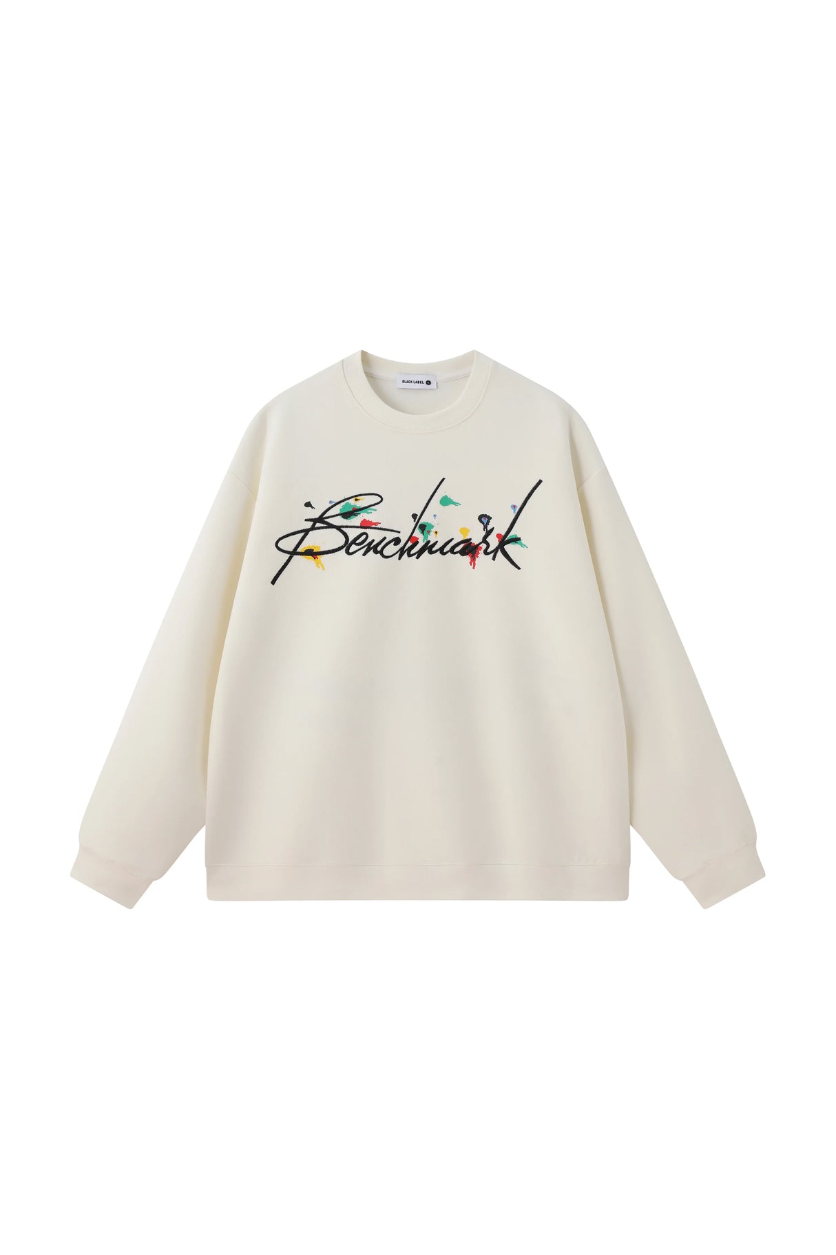 BLACK LABEL BIRD CROWN CREW NECK SWEATSHIRT CREAM