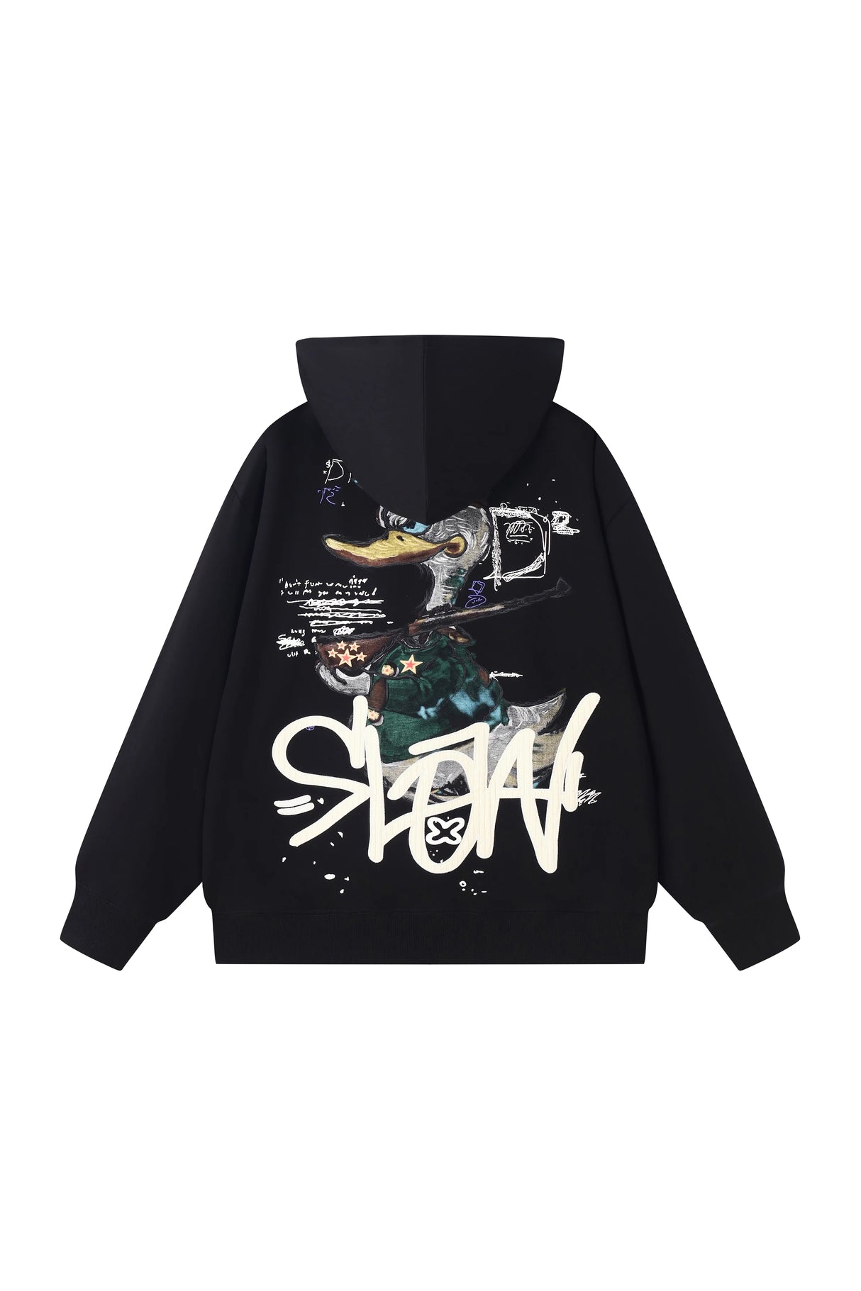 BLACK LABEL SLOW HOODIE BLACK