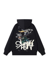BLACK LABEL SLOW HOODIE BLACK