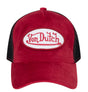VON DUTCH VELVET CRUSH RED TRUCKER