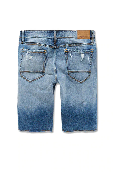 Jordan Craig - Jeans Short - Shredded - Blue