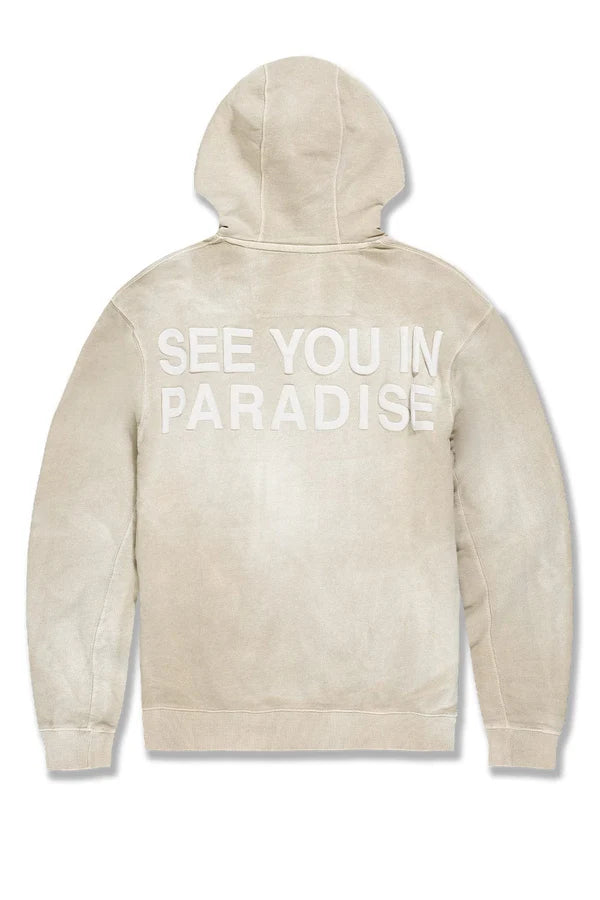 JORDAN  CRAIG PARADISE FRENCH TERRY WASHED PULLOVER HOODIE MULTI COLORS