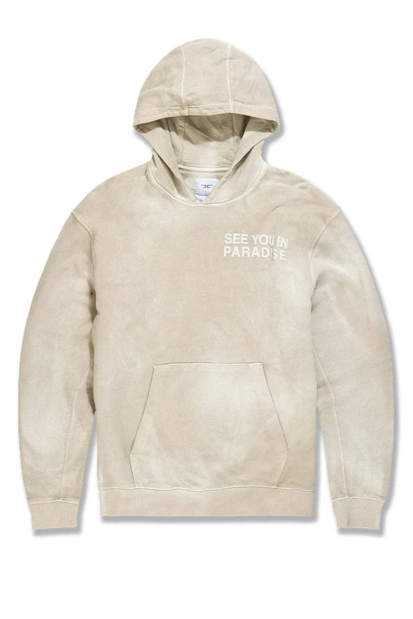 JORDAN  CRAIG PARADISE FRENCH TERRY WASHED PULLOVER HOODIE MULTI COLORS