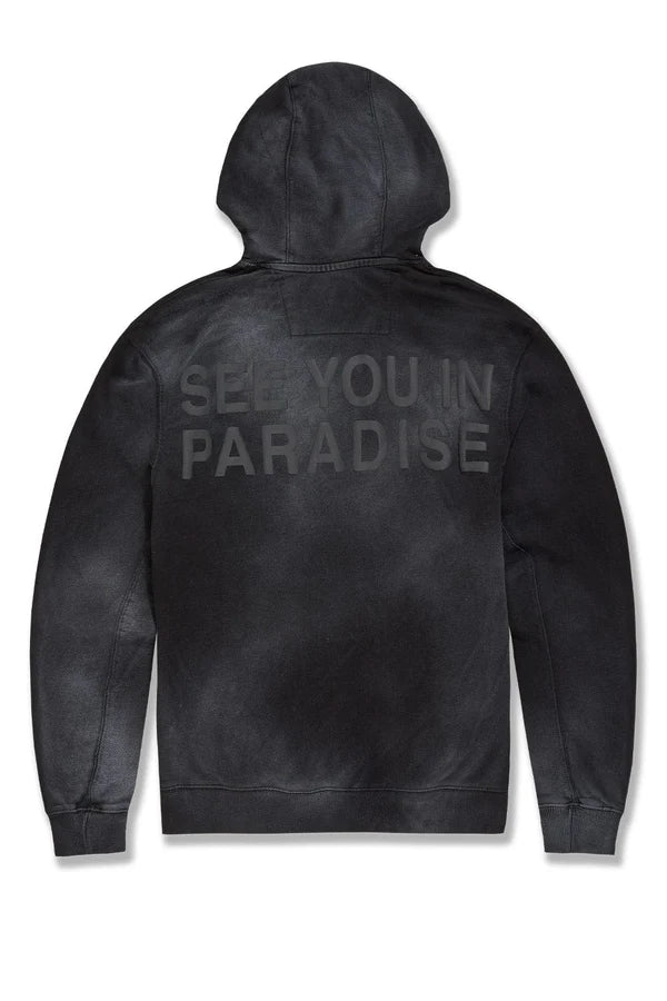 JORDAN  CRAIG PARADISE FRENCH TERRY WASHED PULLOVER HOODIE MULTI COLORS