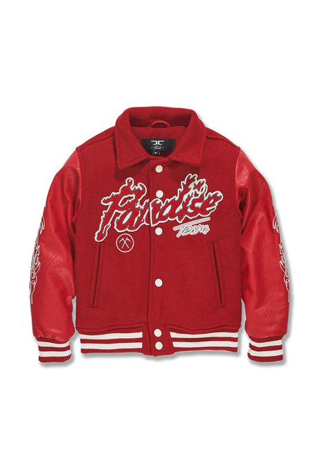 JORDAN CRIAG KIDS PARADISE TOUR VARSITY JACKET MULTI COLORS