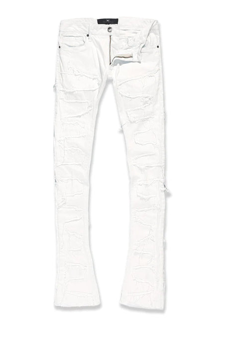 Jordan Craig Jeans - Martin Stacked Inseam - Plaster - White