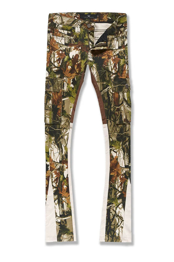 Focus Kids Cargo Distressed Jeans CAMO CARGO DripNationIL