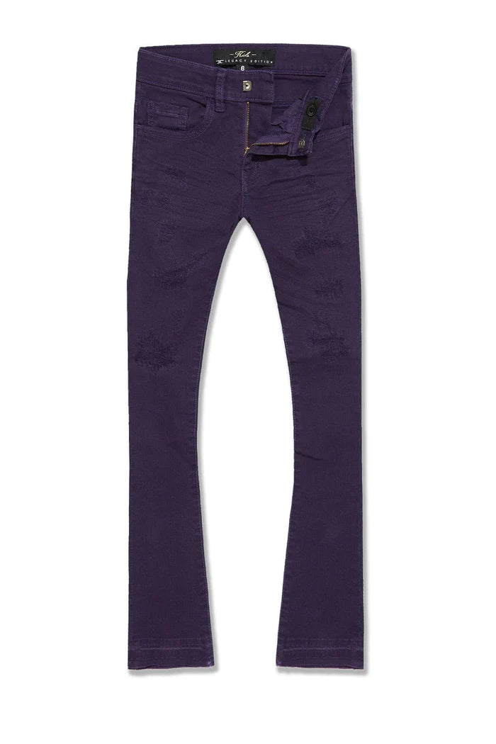 JORDAN CRAIG MARTIN STACKED FIT SHREDED JEANS MULTI COLORS