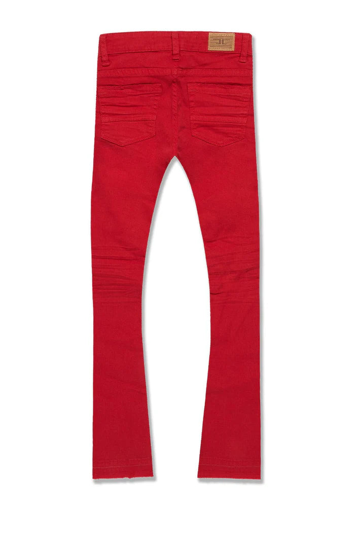 JORDAN CRAIG MARTIN STACKED FIT SHREDED JEANS MULTI COLORS