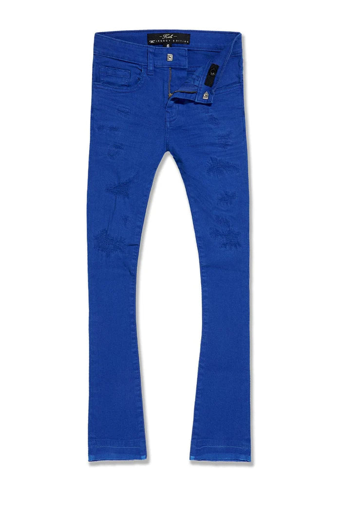 JORDAN CRAIG MARTIN STACKED FIT SHREDED JEANS MULTI COLORS